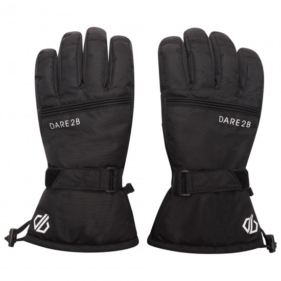 Dare2B Men's Worthy Waterproof Ski Gloves Black Dare2B Men's Worthy Waterproof Ski Gloves Black