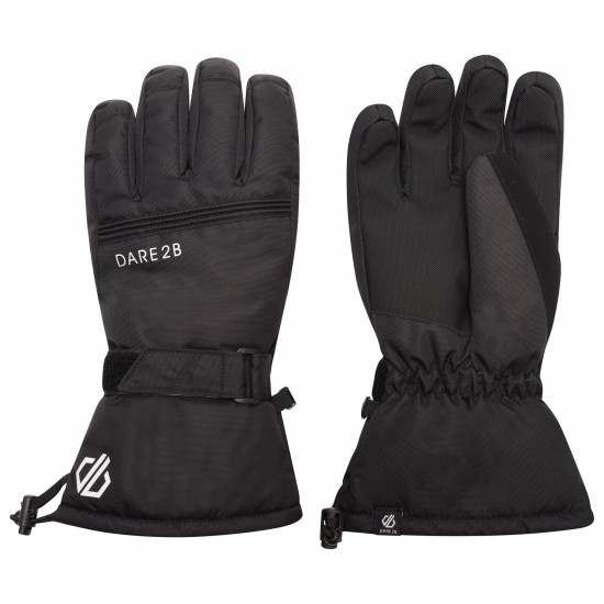 Dare2B Men's Worthy Waterproof Ski Gloves Black Dare2B Men's Worthy Waterproof Ski Gloves Black