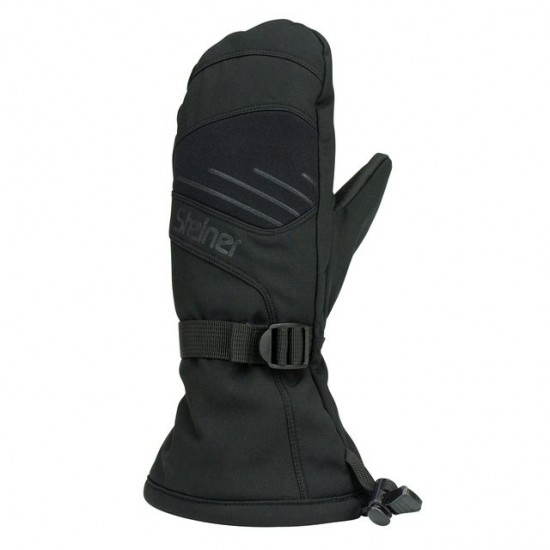 Steiner Mens Mountain Ski Mittens Black Steiner Mens Mountain Ski Mittens Black