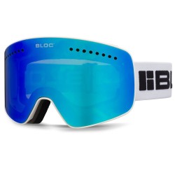 Bloc Fifty Five G550 Interchangeable 2 lens Matt White/Magnetic Goggles