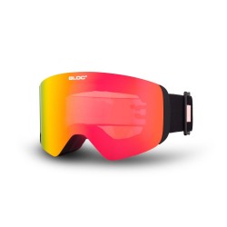 Bloc Thirty Five JT405 Matt Black/Red Mirror Cat2 Goggles
