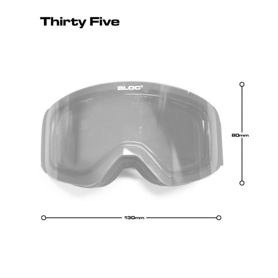 Bloc Thirty Five JT405 Matt Black/Red Mirror Cat2 Goggles Bloc Thirty Five JT405 Matt Black/Red Mirror Cat2 Goggles