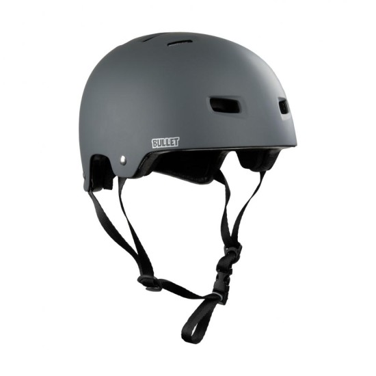 Bullet x Santa Cruz Helmet Oval Dot Matte Charcoal