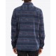 Billabong Furnace Flannel Fleece Shirt Navy