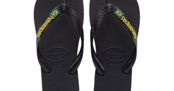 HAVAIANAS BRASIL LOGO BLACK