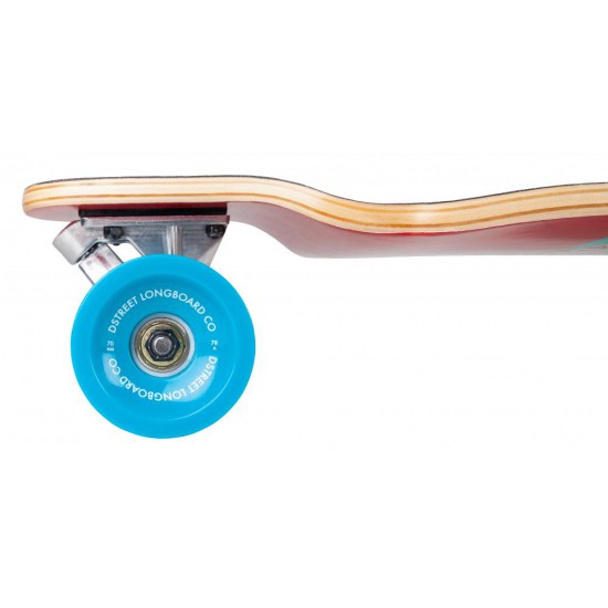 D STREET DROP DOWN HAWAIIAN LONGBOARD BLUE/RED D STREET DROP DOWN HAWAIIAN LONGBOARD BLUE/RED