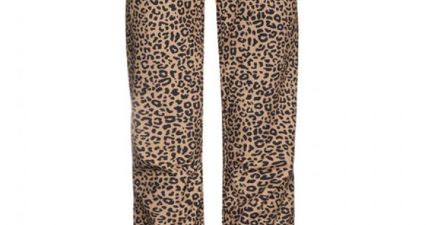 PROTEST ANGLE SOFTSHELL LEOPARD PRINT WOMENS SKI TROUSERS