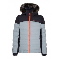 protest leopard print ski jacket