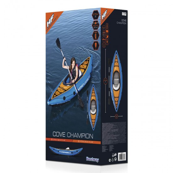HYDRO-FORCE COVE CHAMPION 9FT 1 PERSON INFLATABLE KAYAK