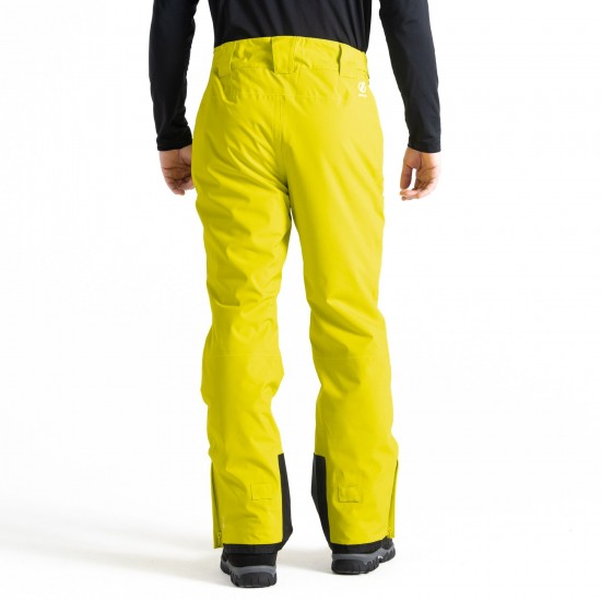 Dare2b Men's Achieve II Recycled Ski Pants Neon Spring Yellow