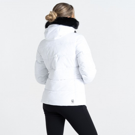 DARE2B Women's Glamourize IV Ski Jacket White