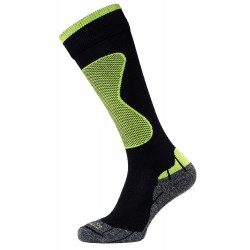 Horizon Expert Ski Socks Black/Charcoal/Lime