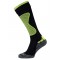Horizon Expert Ski Socks Black/Charcoal/Lime