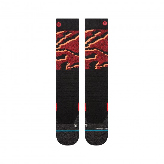 STANCE PELTER SNOW SOCKS BLACK