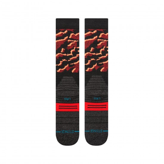 STANCE PELTER SNOW SOCKS BLACK