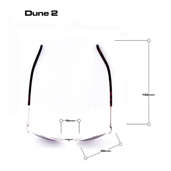 BLOC DUNE 2 P665 SILVER POLARISED RED MIRROR BLOC DUNE 2 P665 SILVER POLARISED RED MIRROR