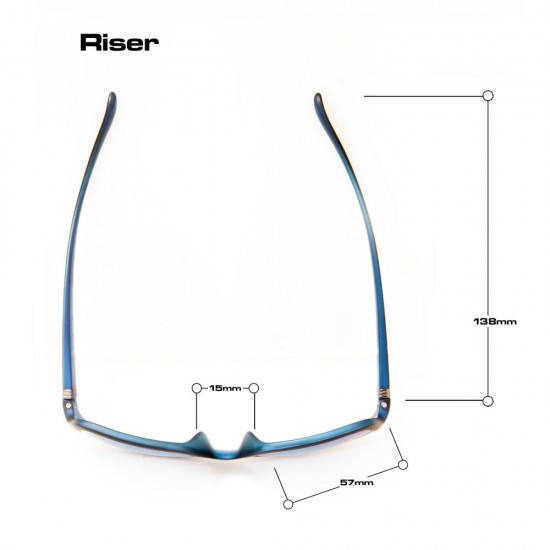 Bloc Riser XPB1 MATT BLACK WITH BLUE POLARISED MIRROR Bloc Riser XPB1 MATT BLACK WITH BLUE POLARISED MIRROR