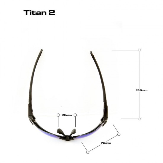 BLOC TITAN X630 BLACK VERMILLION 4 LENS SYSTEM