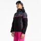 DARE2B Women's Carving Ski Jacket Black Ebony Grey