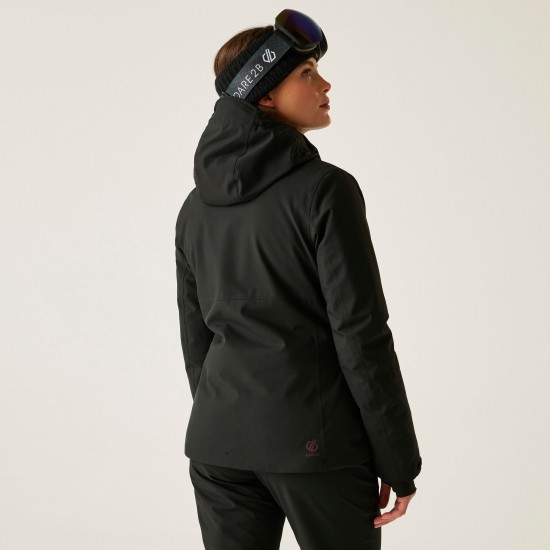 Dare2B Women's Flurry II Waterproof Ski Jacket Black Dare2B Women's Flurry II Waterproof Ski Jacket Black