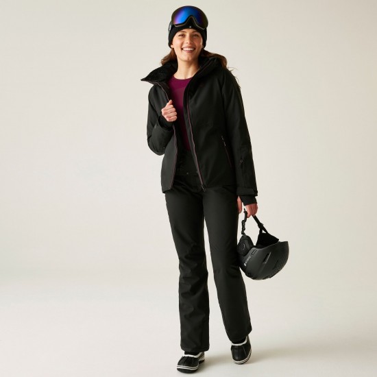 Dare2B Women's Flurry II Waterproof Ski Jacket Black Dare2B Women's Flurry II Waterproof Ski Jacket Black