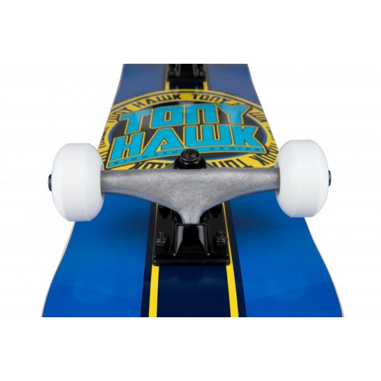 Tony Hawk SS 180+ Complete Badge Logo Blue / Yellow Skateboard