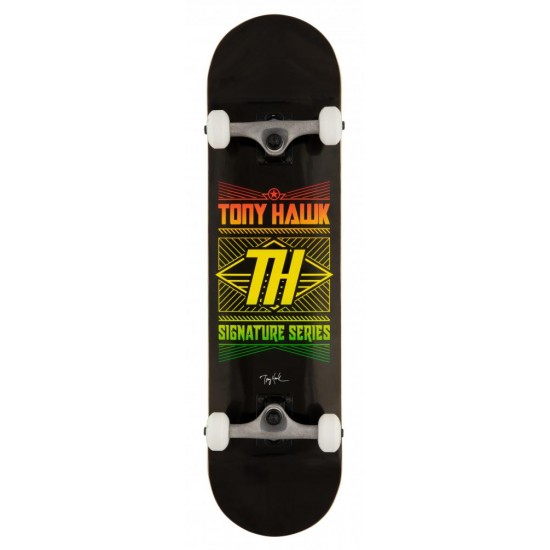 Tony Hawk SS 180+ Complete stacked logo Black Skateboard