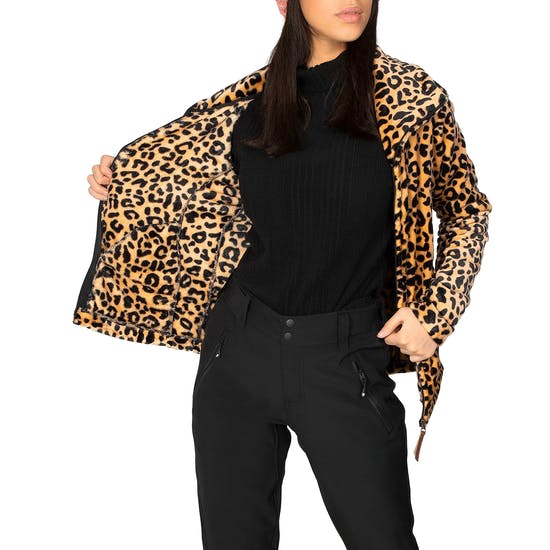 leopard fleece jacket